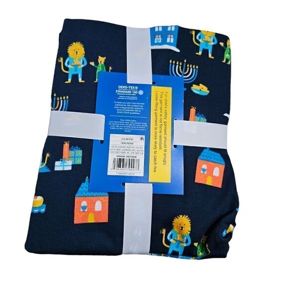 Kids TARGET Hanukkah 2 Piece Pajama Outfit Size 6 - Picture 3 of 3
